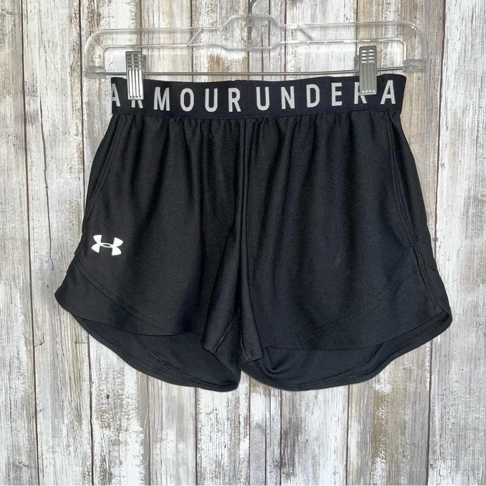 Under Armour Black Loose Banded Athletic Shorts XS